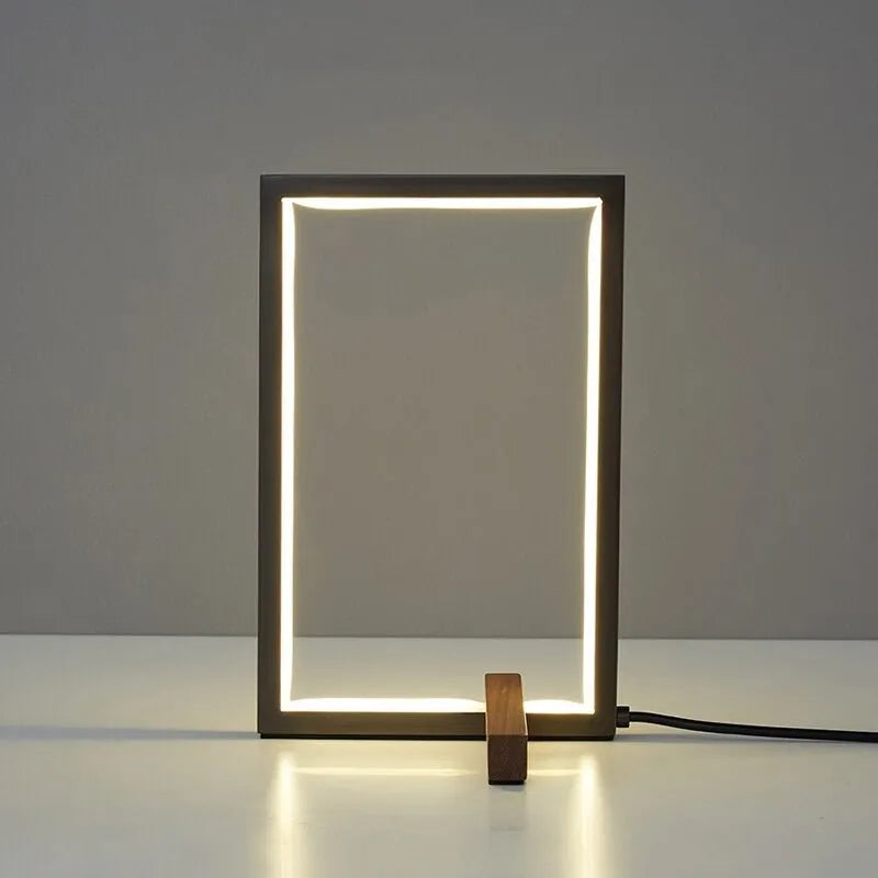 Nachttischlampe Design LED Rechteckig