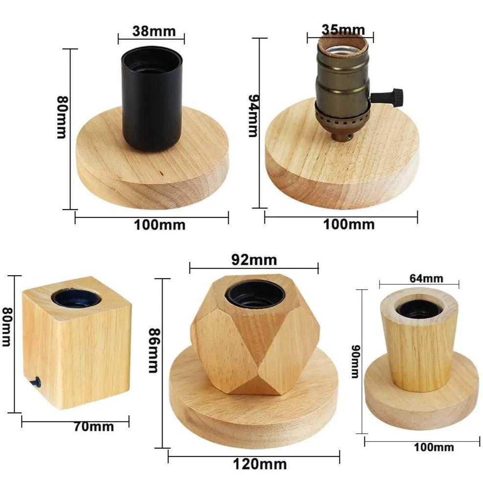 Nachttischlampe Vintage Edison