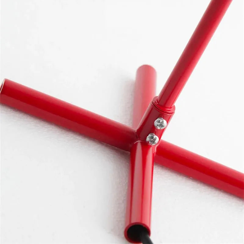 Originelle Bunte Wandleuchte für das Bett