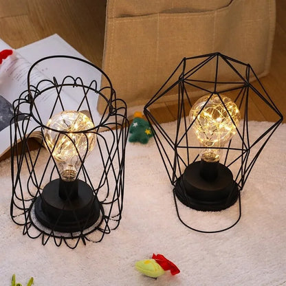 Batteriebetriebene Industrielle Nachttischlampe