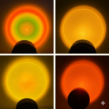 Lampe Sonnenuntergang 4 Farben - Sun