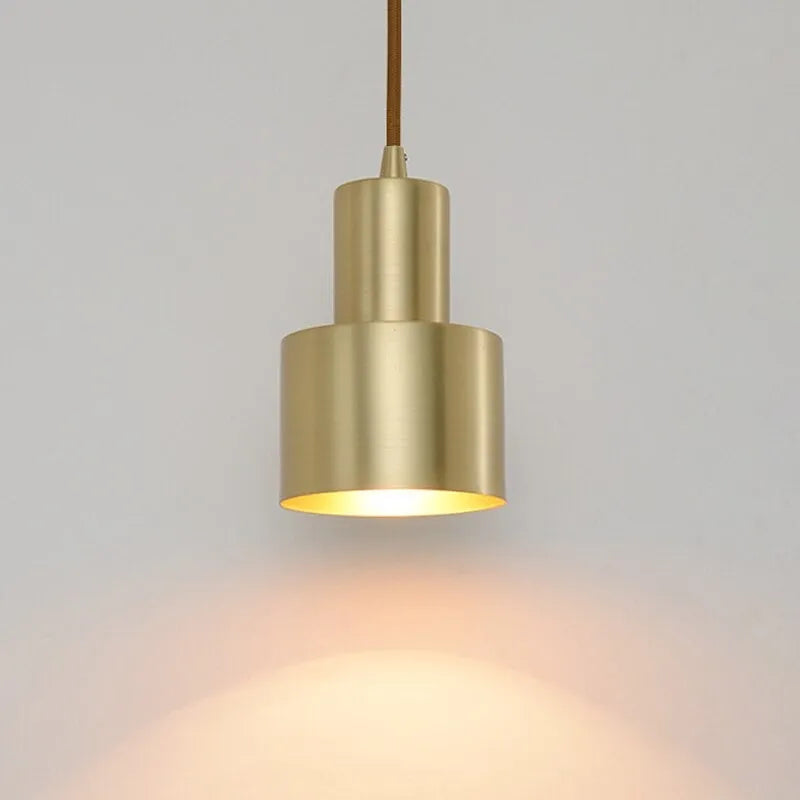 Hängelampe Gold Design Nachttischlampe