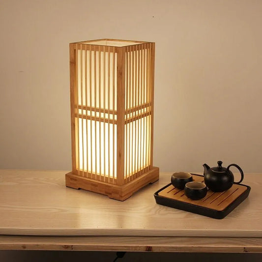 Japanische Tatami-Nachttischlampe