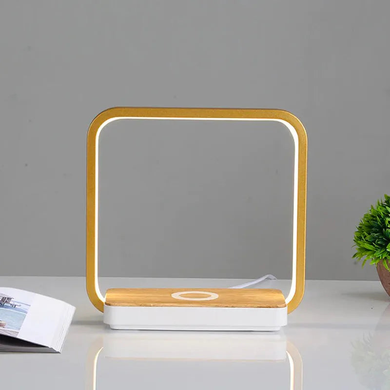 Kabelloses Ladegerät Nachttischlampe mit Touch-Steuerung