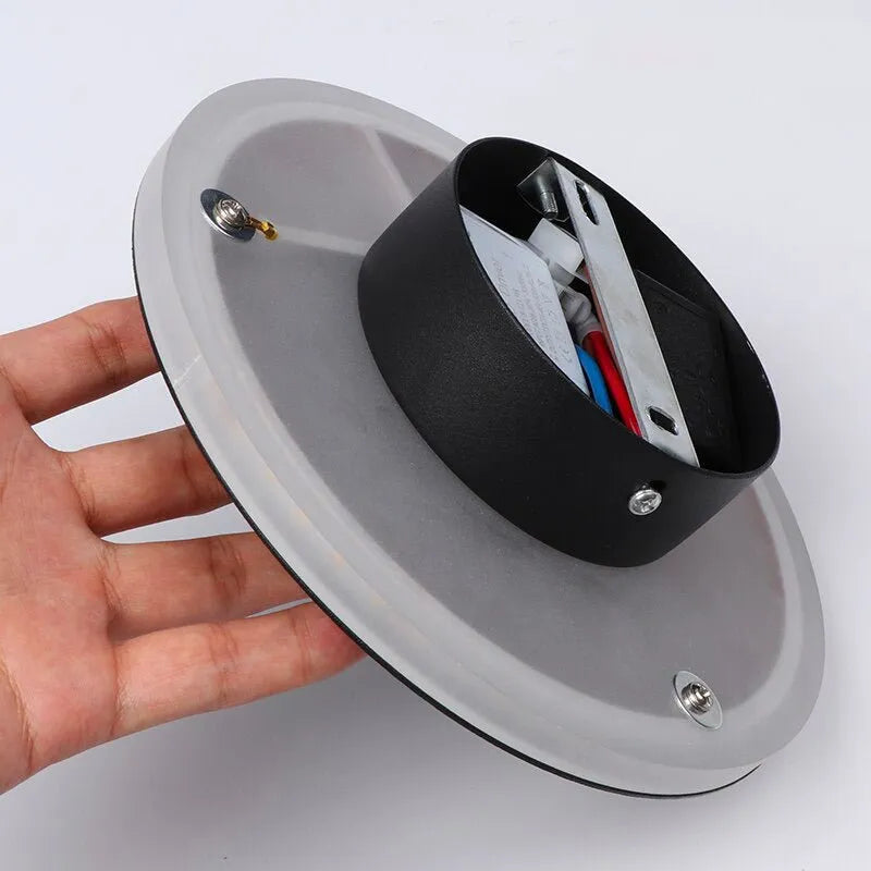 Kreisförmige Wand-Nachttischlampe