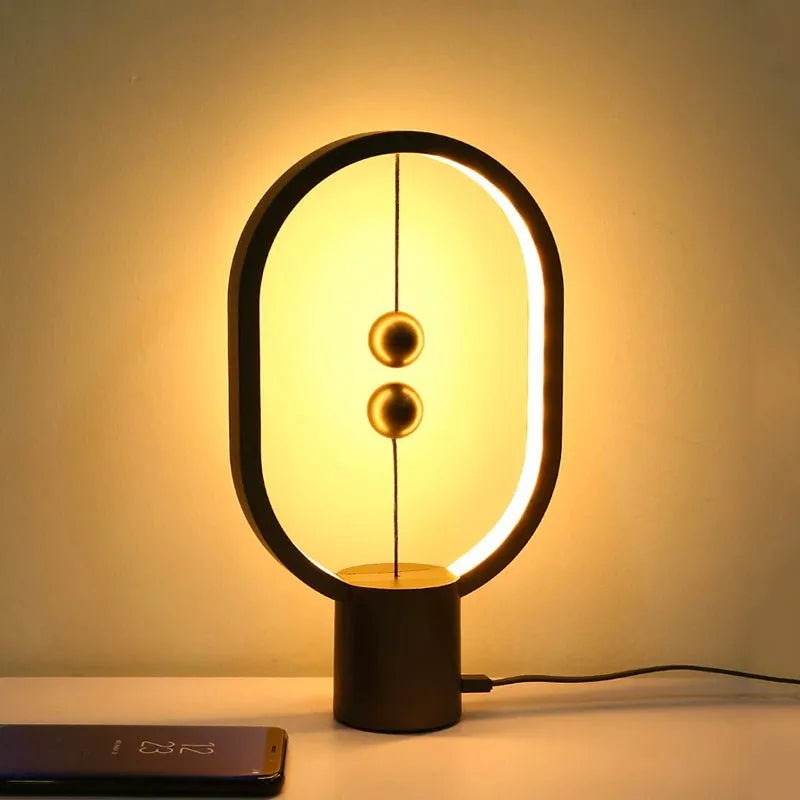 LED-Magnet-Design-Nachttischlampe
