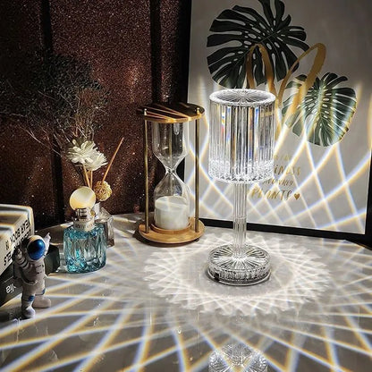 LED-Nachttischlampe Runder Diamant