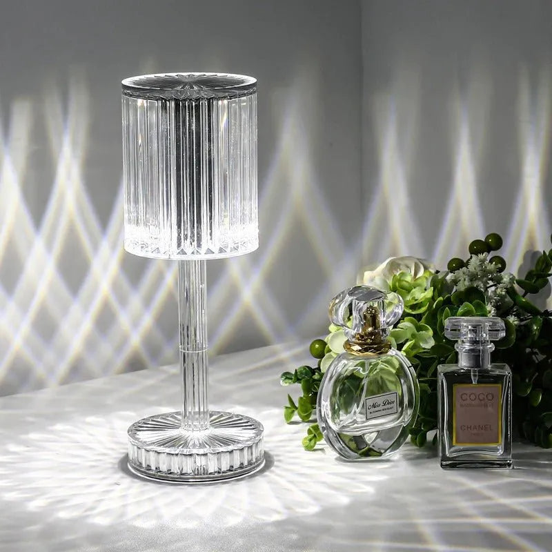 LED-Nachttischlampe Runder Diamant