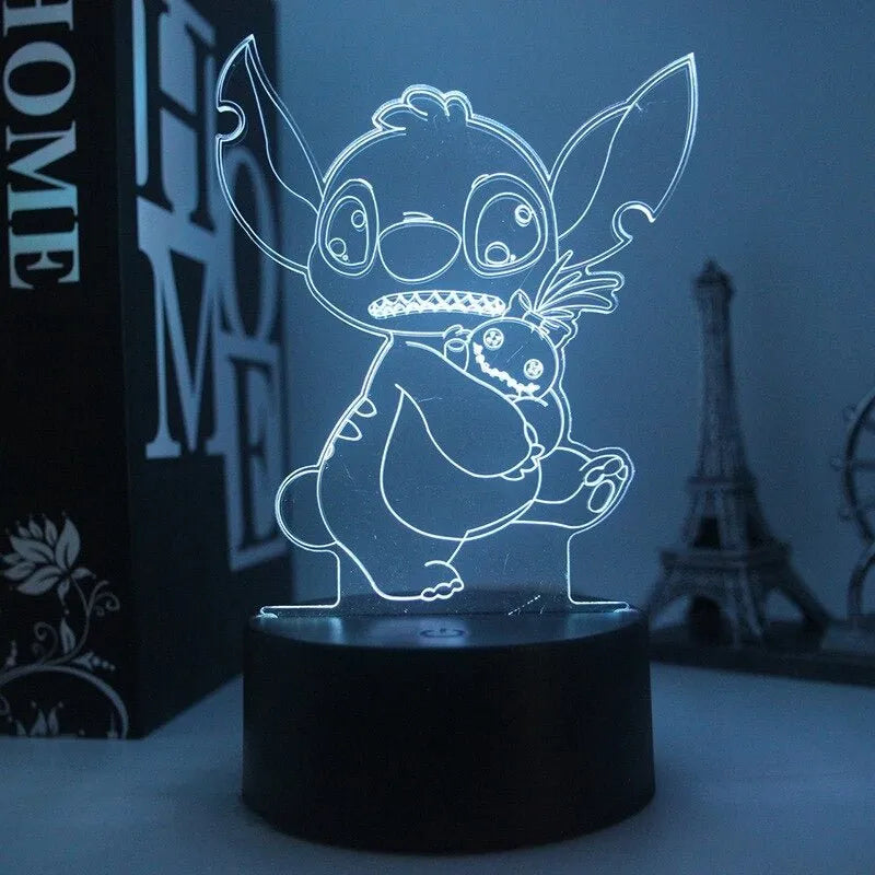 LED-Nachttischlampe Stitch