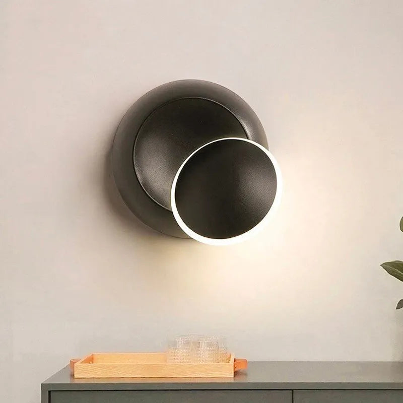 LED Rotierende Wandleuchte für Nachttisch