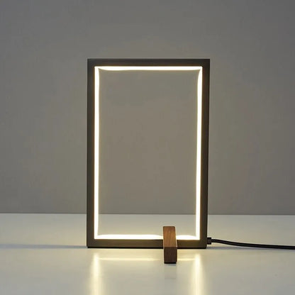 Nachttischlampe Design LED Rechteckig