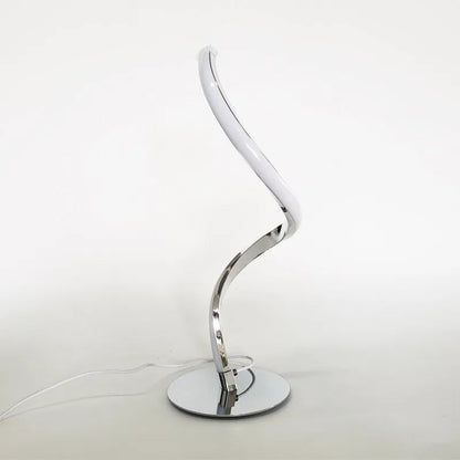 Nachttischlampe Spiraldesign