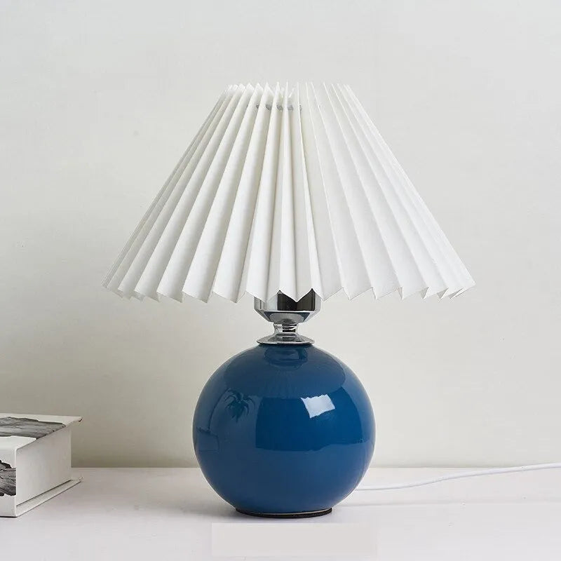 Nachttischlampe Vintage Keramik