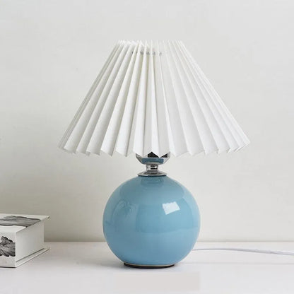 Nachttischlampe Vintage Keramik