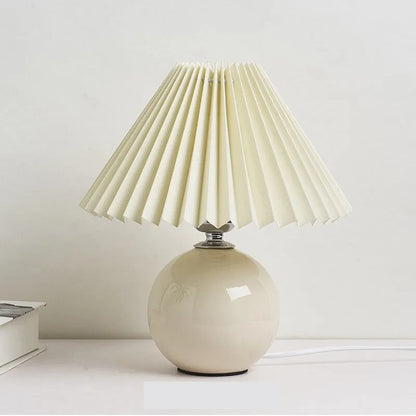 Nachttischlampe Vintage Keramik