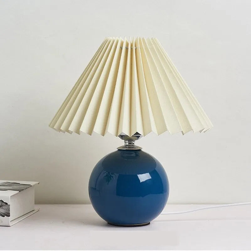 Nachttischlampe Vintage Keramik