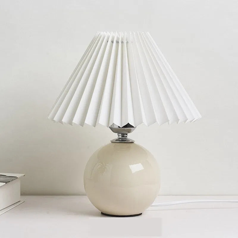 Nachttischlampe Vintage Keramik