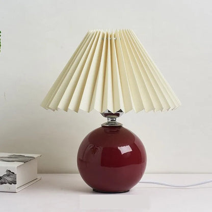 Nachttischlampe Vintage Keramik
