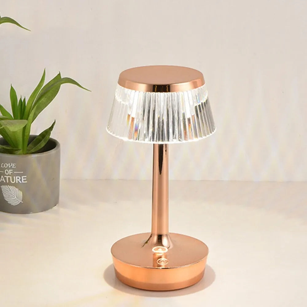 Vintage LED Touch-Nachtischlampe