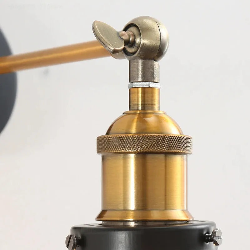 Vintage Wandleuchte aus Glas