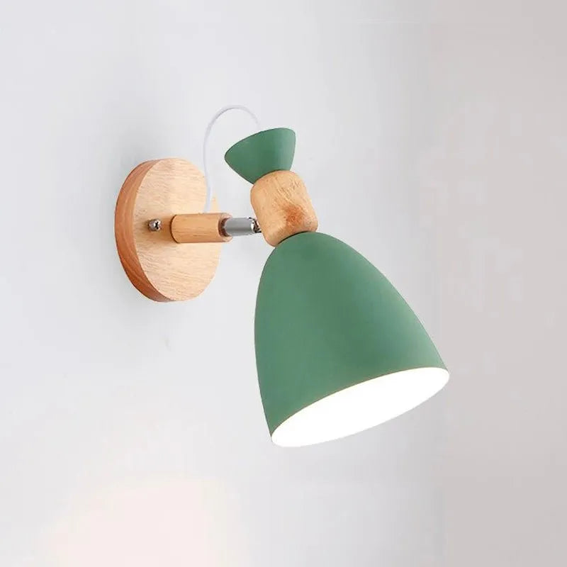 Wandlampe Nachttisch Skandinavisch Holz