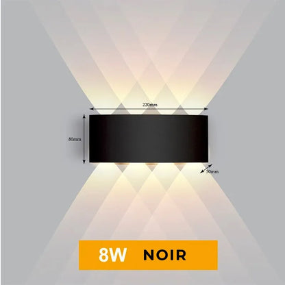 Wandleuchte Diamant Nachttischlampe