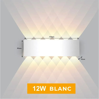 Wandleuchte Diamant Nachttischlampe