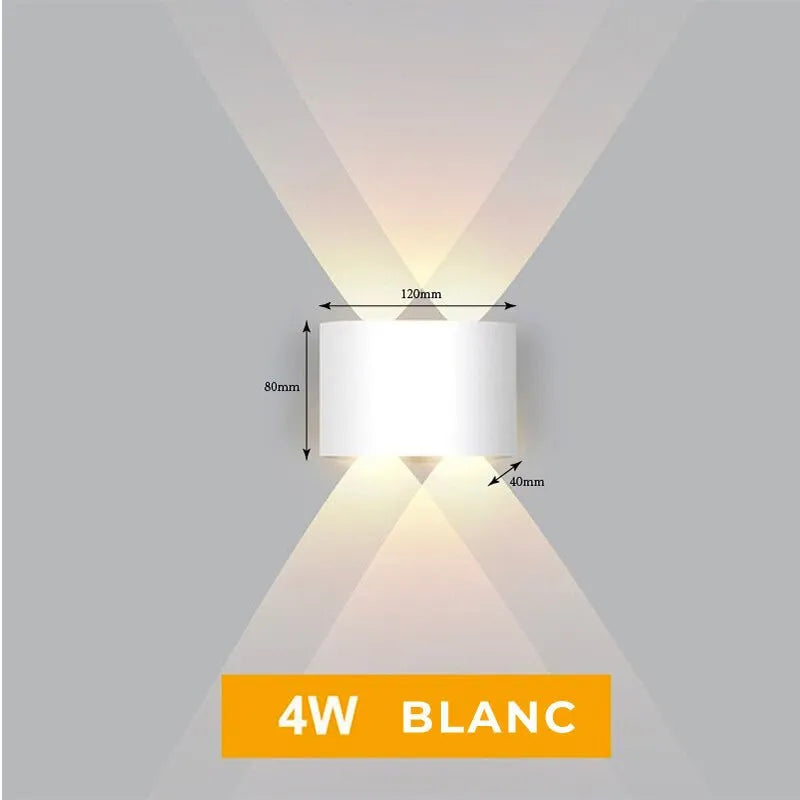 Wandleuchte Diamant Nachttischlampe