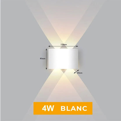 Wandleuchte Diamant Nachttischlampe